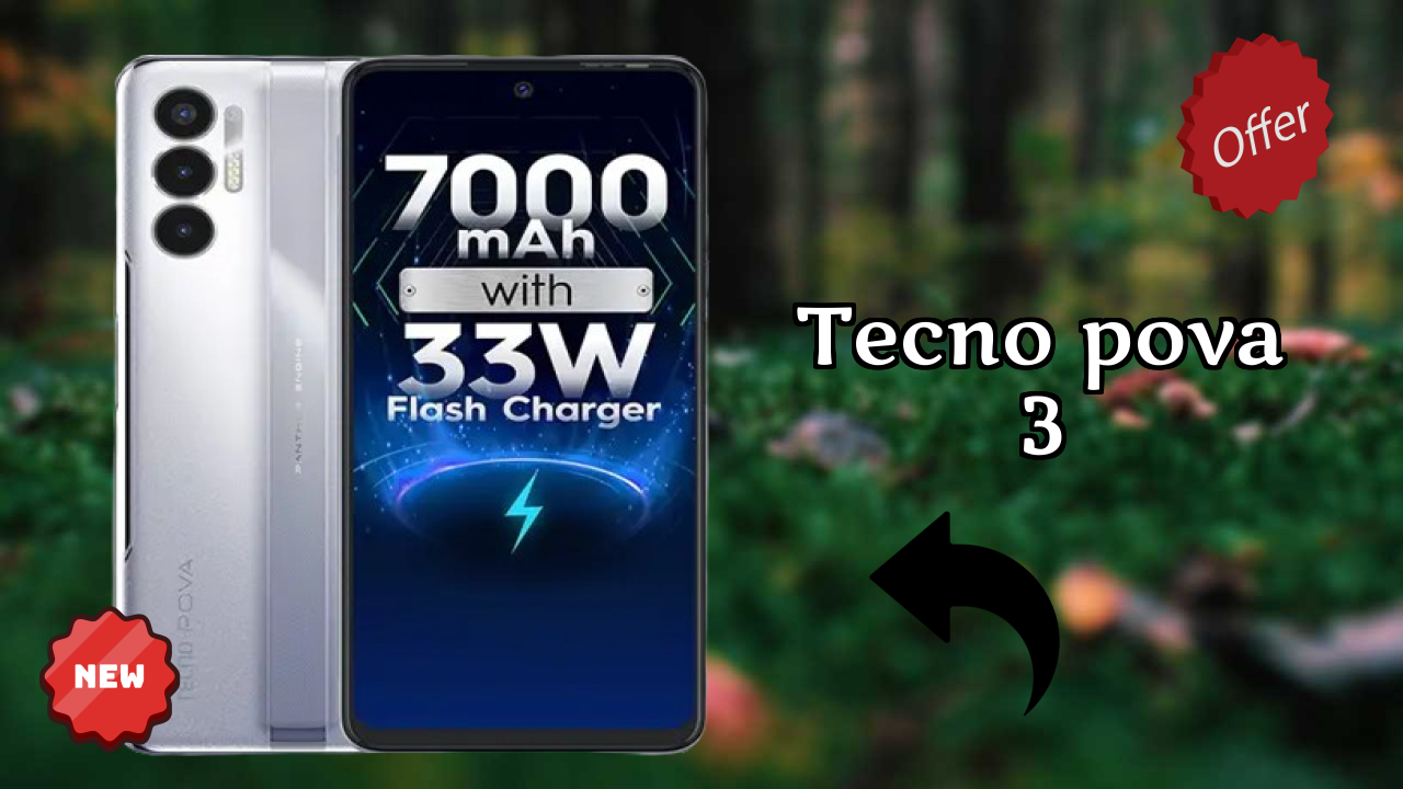 Tecno Pova 3 at ₹9,999 - Complete Specifications List