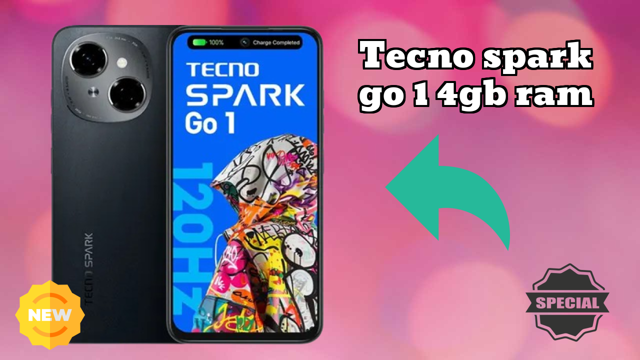 Tecno Spark Go 1 4GB RAM Display Technology: 6.67 Inches (16.94 Cm) Screen